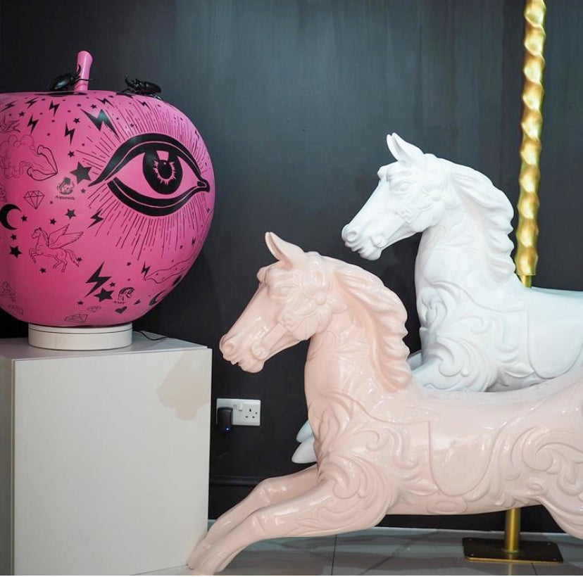 “APPLE OF MY EYE” APPLE SCULPTURE