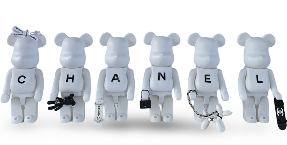 WHITE FASHION ICON BEARBRICK SET