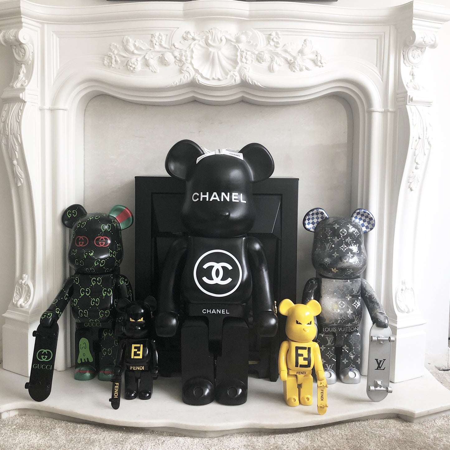 CUSTOM GU CCI GRAFFITI BEARBRICK