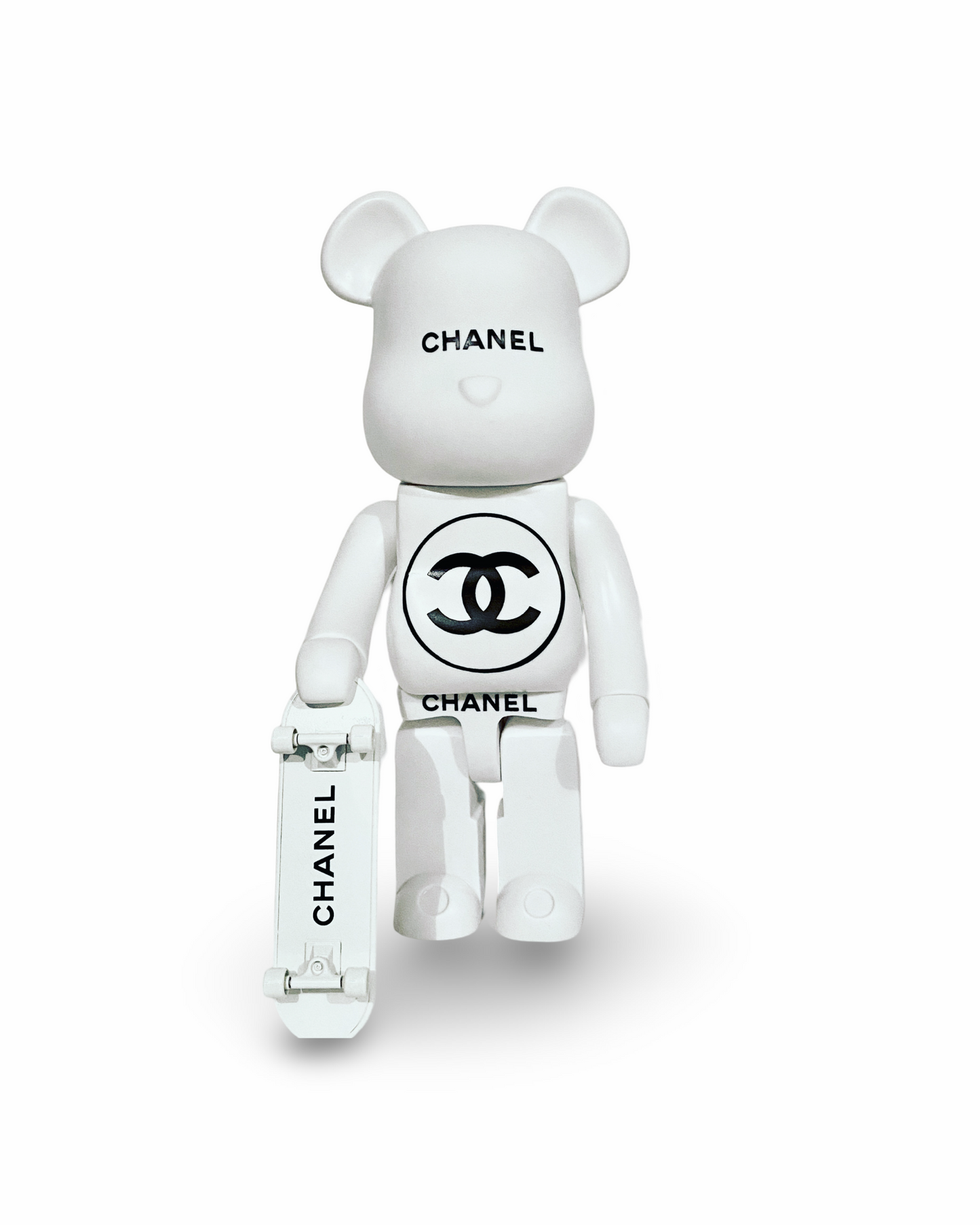 WHITE ICONIC DESIGNER BEARBRICK