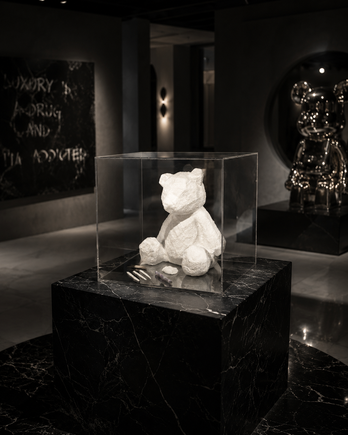 Geometric Bear Sculptures