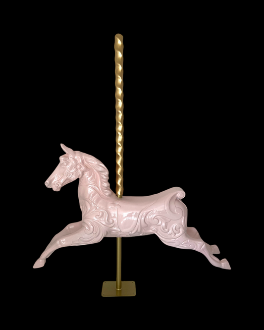 CAROUSEL HORSE ON BARLEY TWIST
