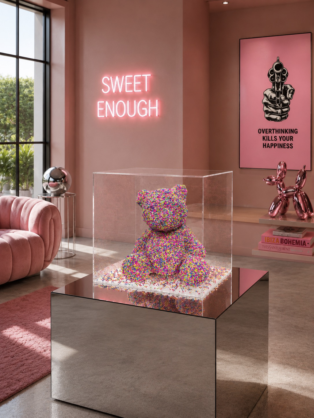 Geometric Bear Sculptures